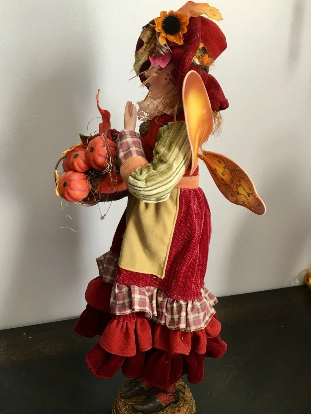 2 VTG Winward Holidays DoorGreeter Fairies Fall Harvest, Thanksgiving Decor 19